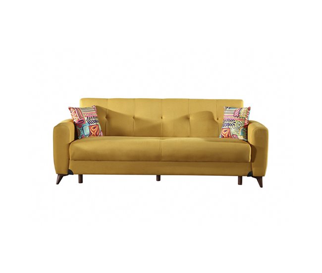 Sofá cama DORIAN Amarelo