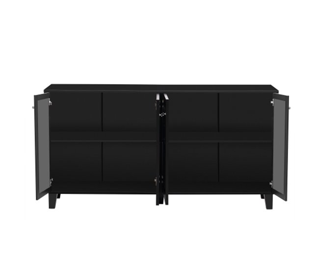 Aparador, cozinha, quatro portas, sala de estar, sala de jantar 160 Branco