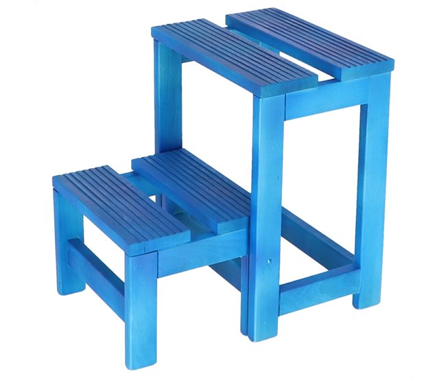 Banco em escada Azul