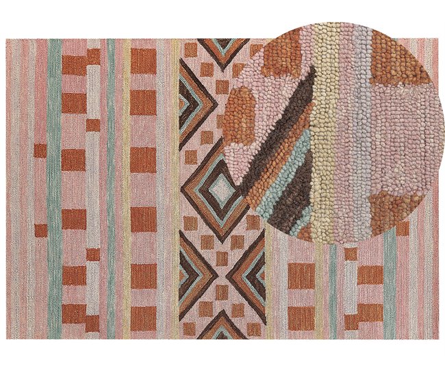 Beliani Entrelaçado YOMRA 160x230 Multicor