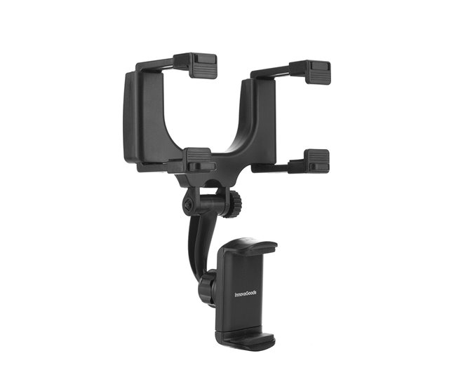 Suporte de Smartphone para o Espelho Retrovisor Preto