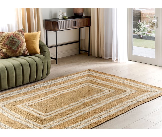 Beliani Entrelaçado ELMALI 160x230 Bege