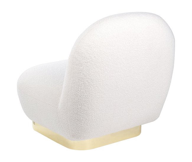 Beliani Poltrona LOVIISA Branco