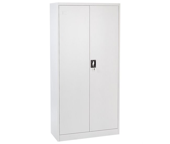 Beliani Armário de escritório FELDSPAR Branco
