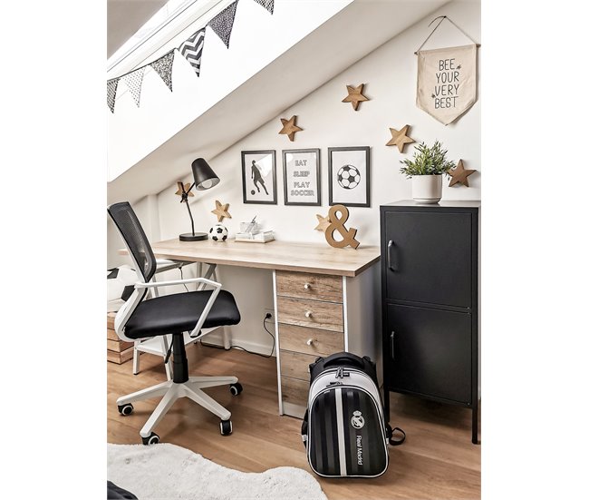 Beliani Lámpara de mesa HORTON Preto