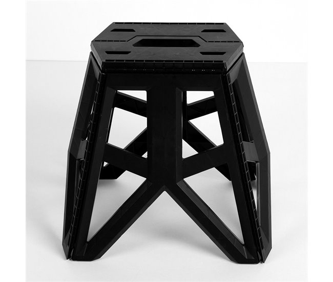 Aktive Taburete plegable camping extraresistente Preto