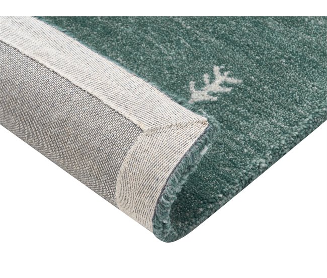 Beliani Pelos curtos CALTI 160x230 Verde Escuro