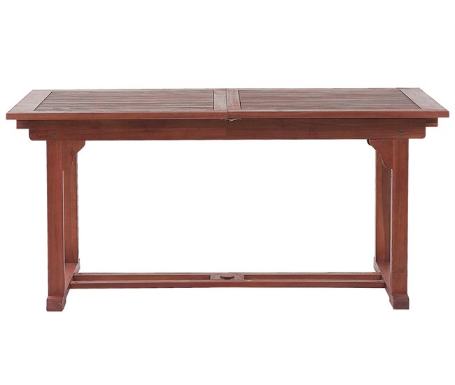 Beliani Mesa extensível TOSCANA Vermelho