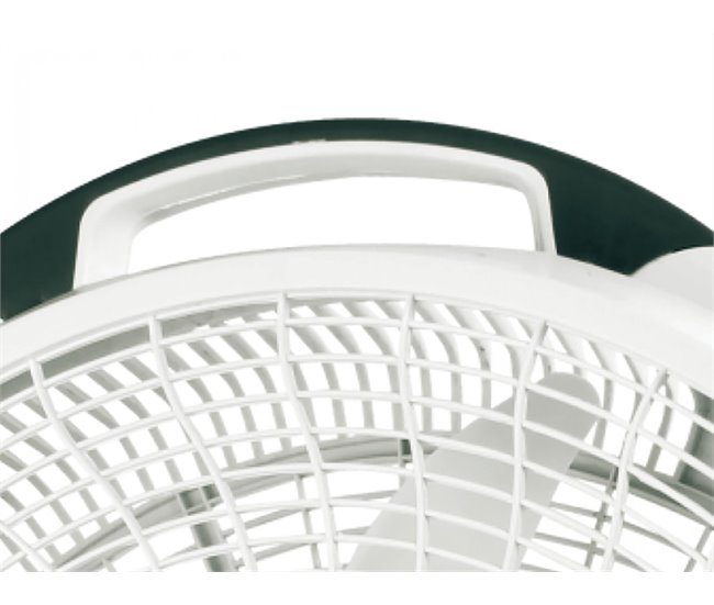 Ventilador industrial 110 W com 5 lâminas e 3 velocidades Branco