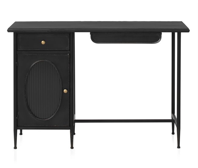 Mesa Com Estrutura De Metal Preto