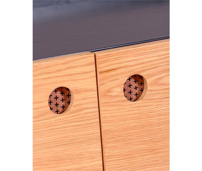Armário console em madeira maciça de carvalho - Madison 99 Carvalho