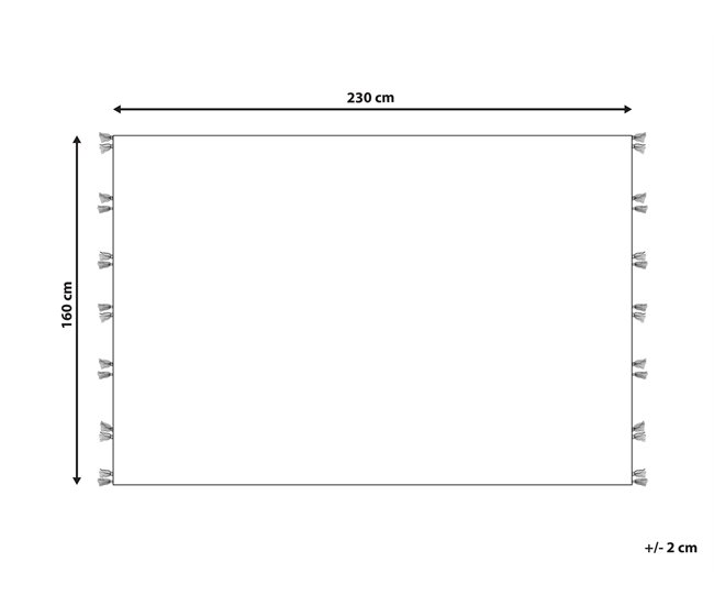 Beliani Kilim ARZAKAN 160x230 Multicor