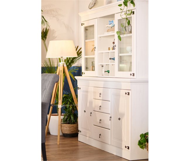 Aparador 2 portas 4 gavetas PORTOFINO Branco