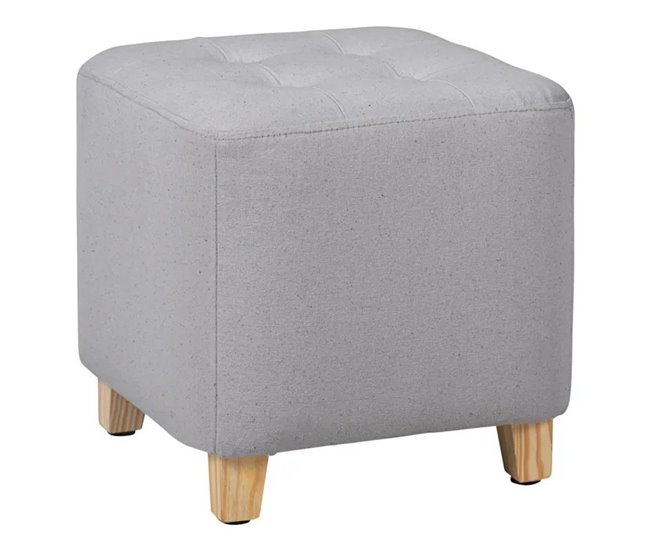 Puff CHARME 35x35 cm tecido algodão sortido Multicor