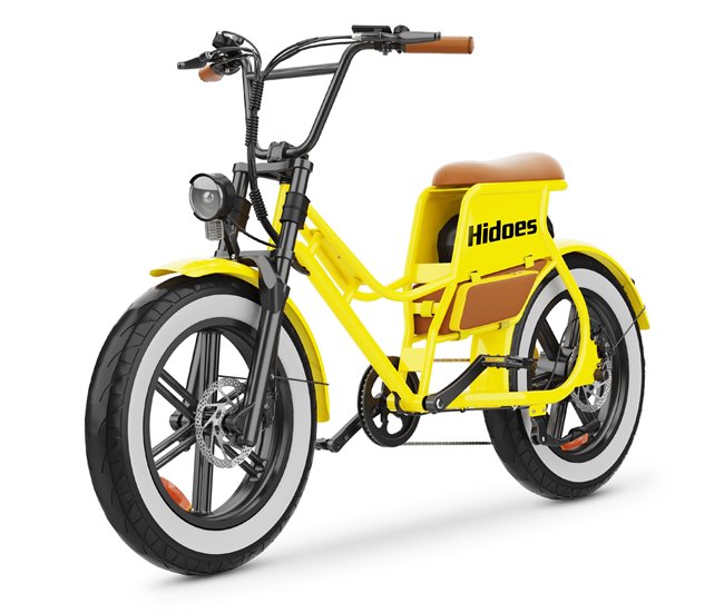 Bicicleta elétrica hidoes hd-c8 - motor 700w bateria 48v17ah rodas de 20 polegadas travão de disco