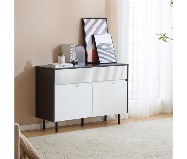 Aparadores Branco/ Preto