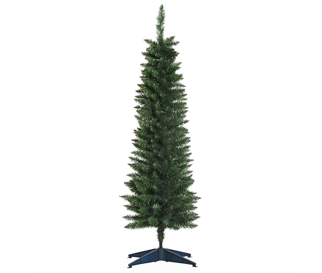 Árvore de Natal Metal, PVC, Plástico HOMCOM, casa - natal Verde
