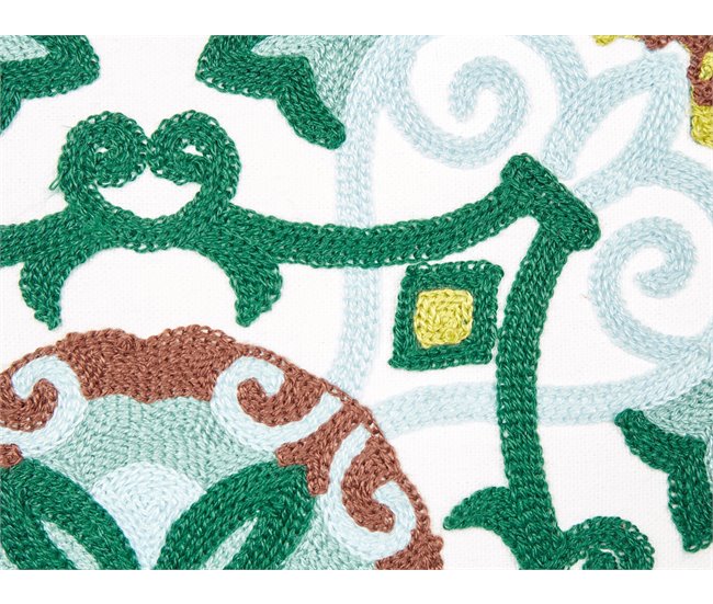 Beliani Almofada decorativa ELANITE Verde
