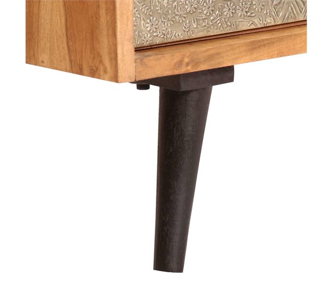 Aparador buffet mueble consola mueble de almacenamiento cm Castanho