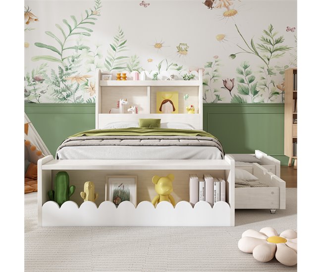 Camas individuais 98x230 Branco