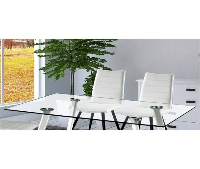 Mesa de jantar ATLAS Branco