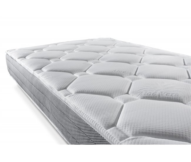  Colchão de espuma modelo STAR, altura 15cm, dupla face, tecido Aloé Vera 