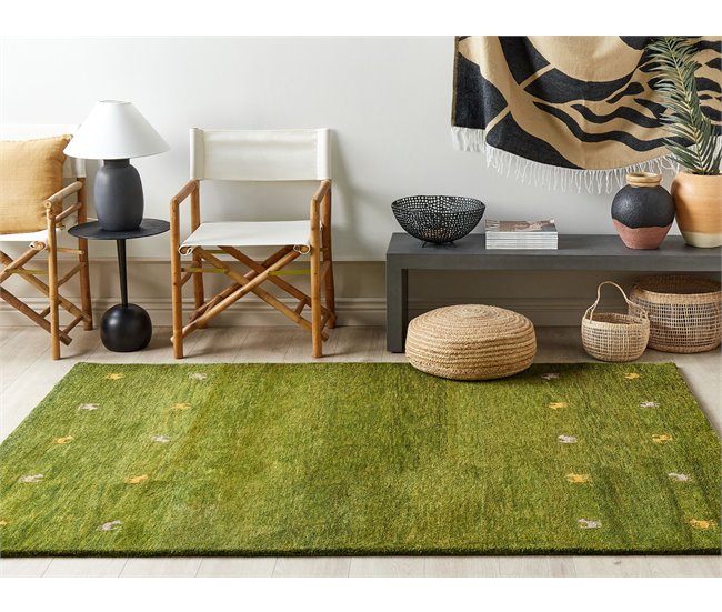 Beliani Pelos curtos YULAFI 160x230 Verde