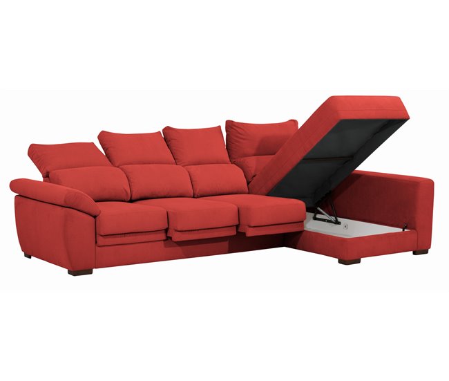 Chaise longue ARGOS Vermelho