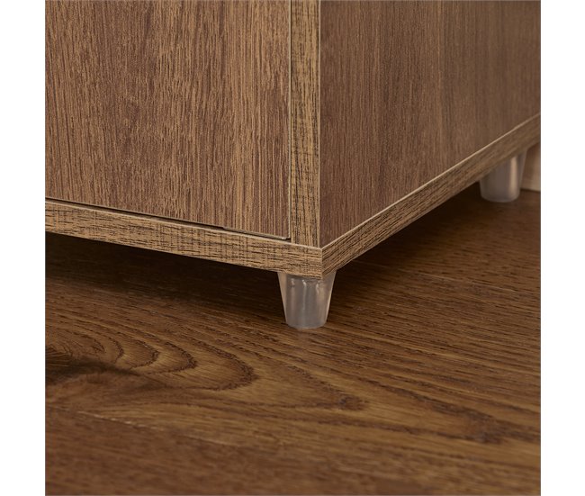 Armário de banho com 2 portas BZR34-PF SoBuy 20 Castanho