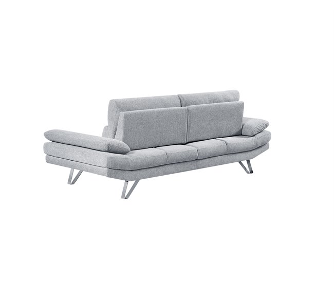 Sofá de 3 lugares MARTIN cinzento claro Cinza Claro