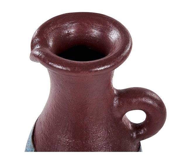 Beliani Jarro decorativo VELIA Azul