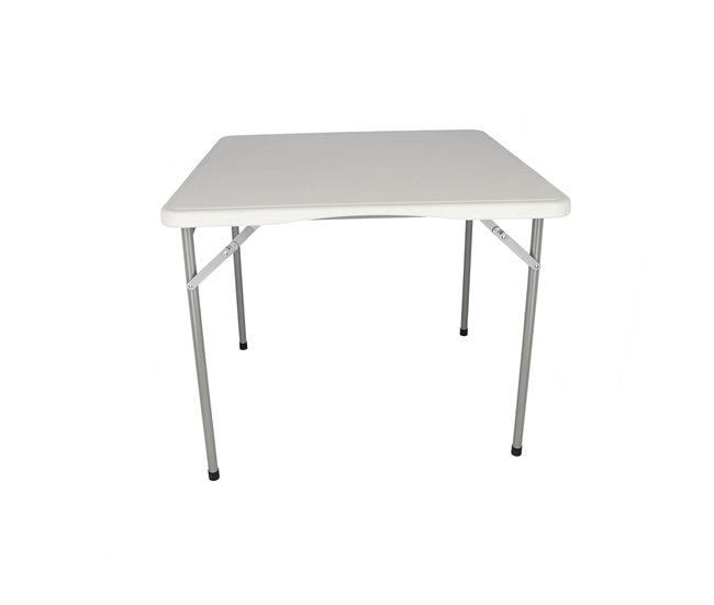 Mesa dobrável de formato quadrado Well Home Branco