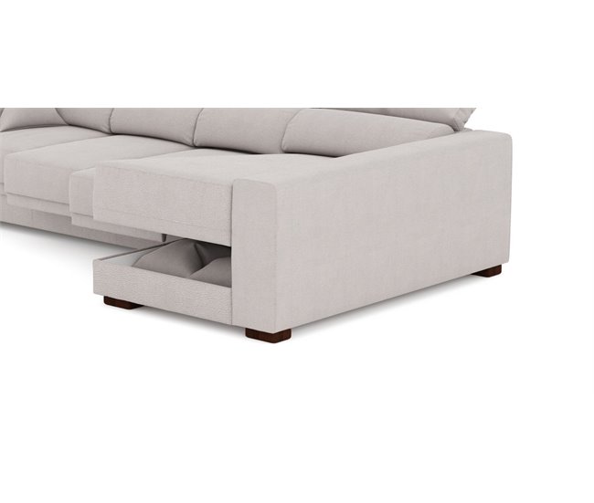 Chaise longue ARGOS Bege