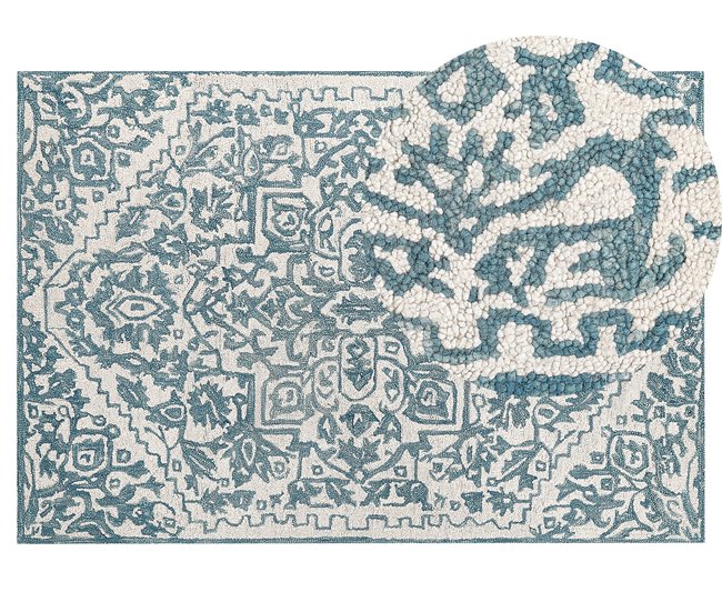 Beliani Pelos curtos AHMETLI 140x200 Azul