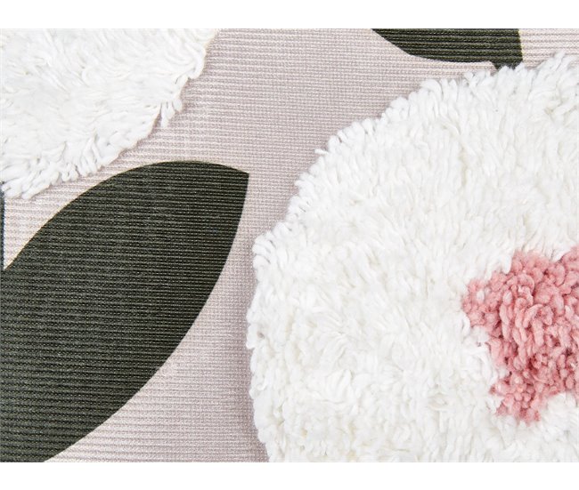 Beliani Almofada decorativa KUNRI Rosa