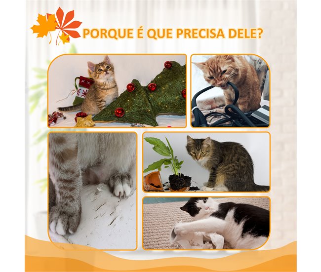 Árvore para Gatos Aglomerado de madeira Laranja