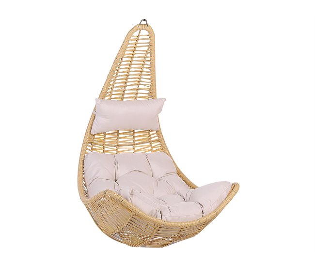 Beliani Sillón colgante ATRI II Natural