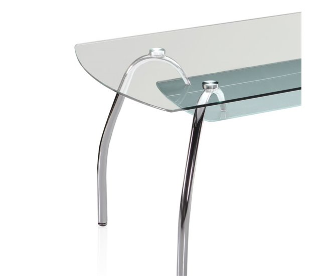  Mesa de jantar Ove 90x90 Cinza