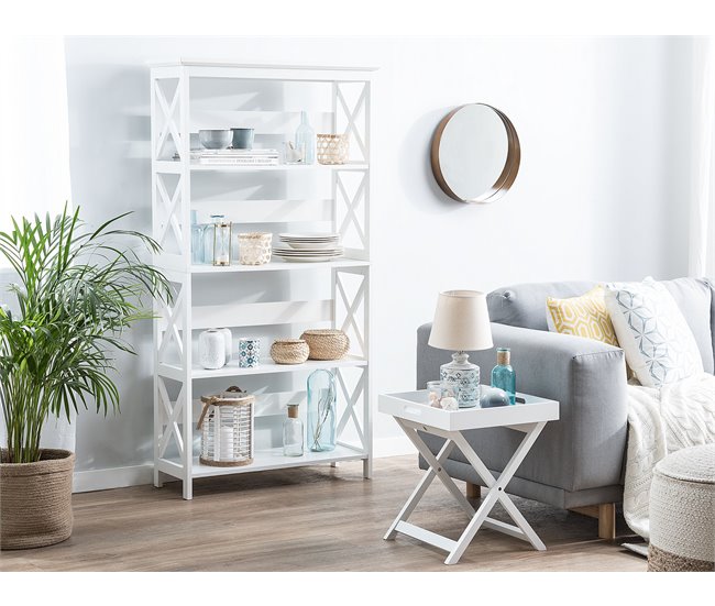 Beliani Estante FOSTER 80 Branco