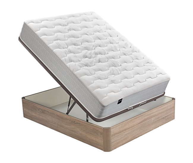 Colchão PEGASUS 8K BULTEX material celular com sommier grátis Pikolin color britania 