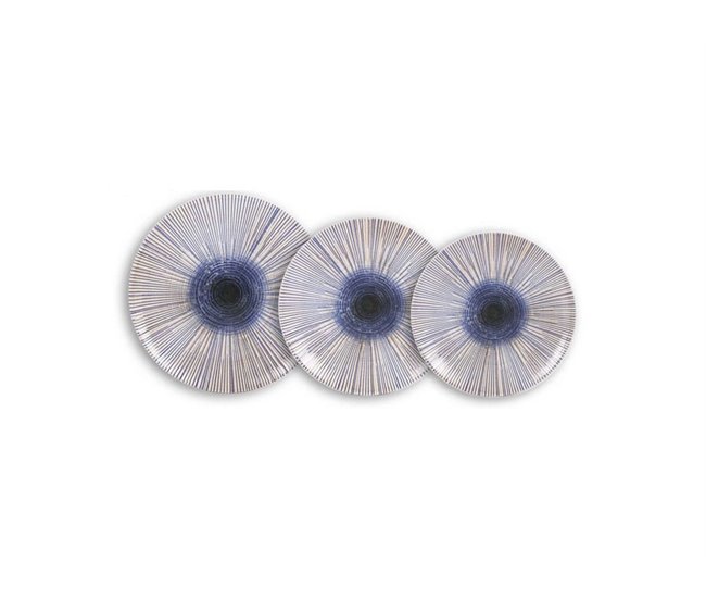 Louça IRYS 12 PEÇAS marca LA MEDITERRANEA Bege