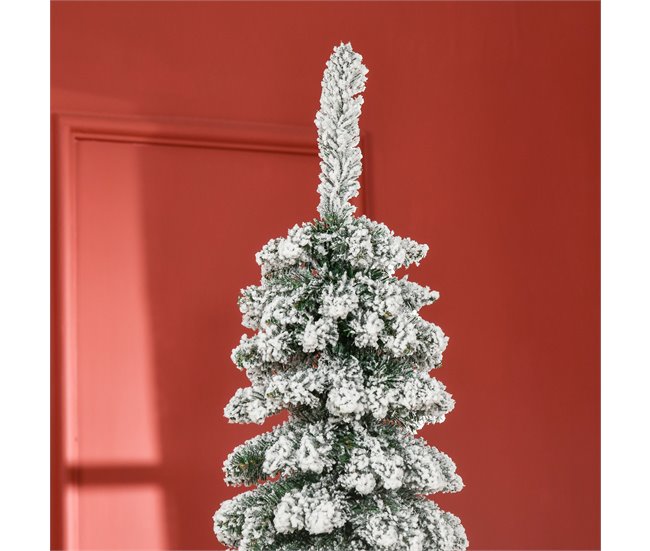 Árvore de Natal Artificial PVC e Metal HOMCOM, casa - natal Verde