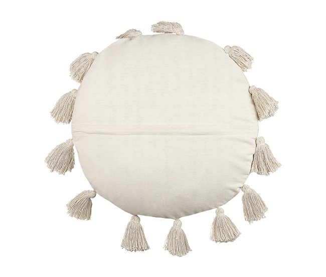 Beliani Almofada decorativa MADIA Bege