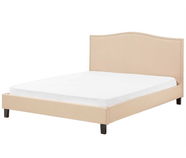 Beliani Cama Poliéster MONTPELLIER 189x213 Bege