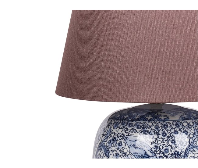 Beliani Candeeiro de mesa NEIRA Azul