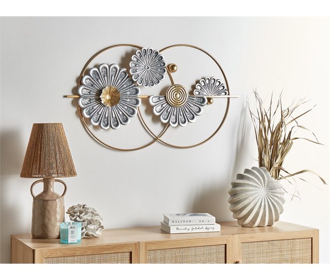 Beliani Decoração de parede PROMETHIUM Dourado