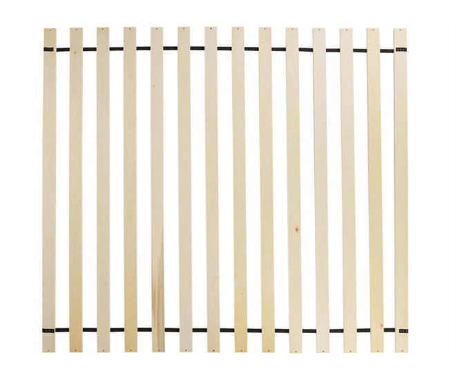 Beliani Cama com estrado Poliéster ROISEL 201x226 Creme