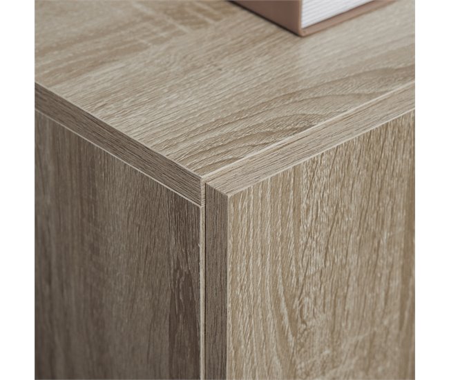 Aparador de Sala de Estar Melamina de Madeira HOMCOM 70 Branco