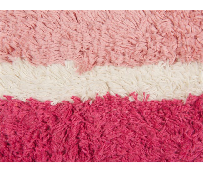 Beliani Cojín decorativo BISTORTA Branco/ Bege