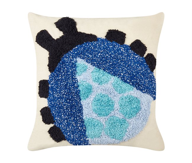 Beliani Almofada decorativa LADYBIRD Multicor